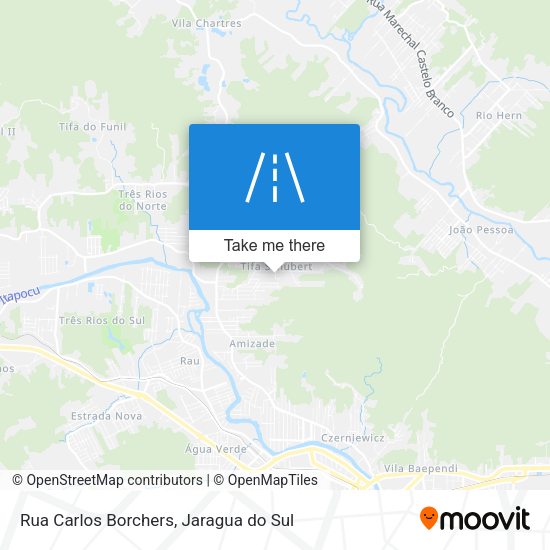 Rua Carlos Borchers map