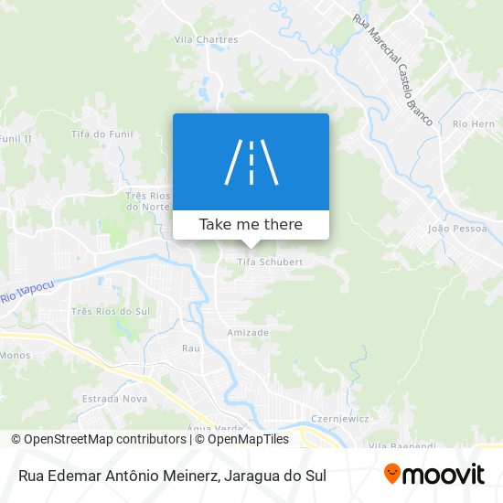 Mapa Rua Edemar Antônio Meinerz