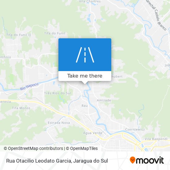 Mapa Rua Otacilio Leodato Garcia