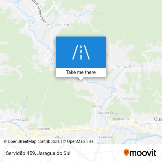 Servidão 459 map