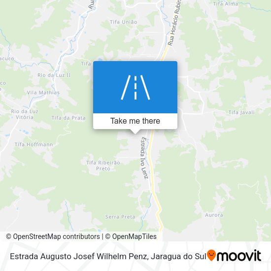 Estrada Augusto Josef Wilhelm Penz map