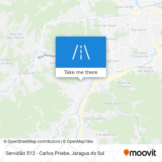 Servidão 512 - Carlos Priebe map