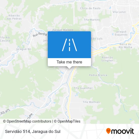 Servidão 514 map