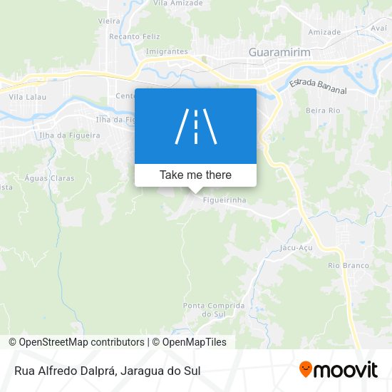 Rua Alfredo Dalprá map