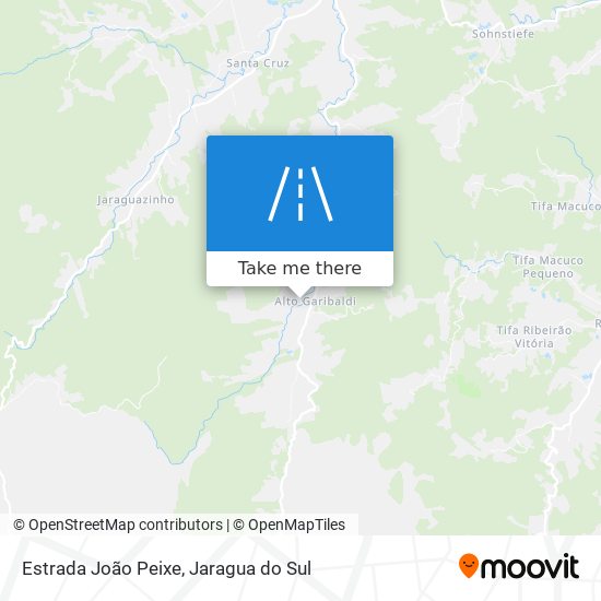 Estrada João Peixe map