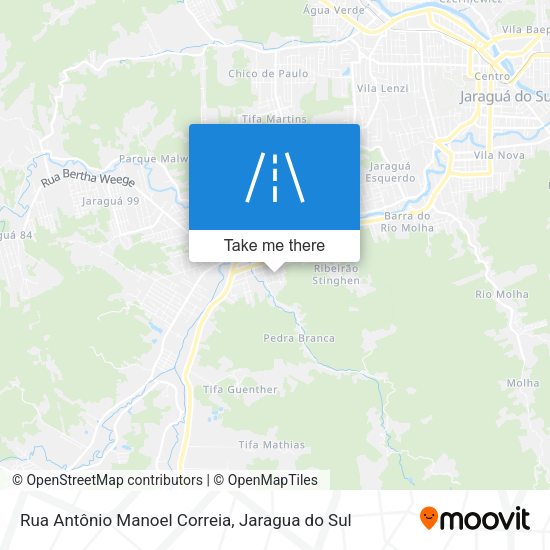 Rua Antônio Manoel Correia map