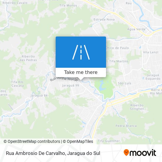 Mapa Rua Ambrosio De Carvalho