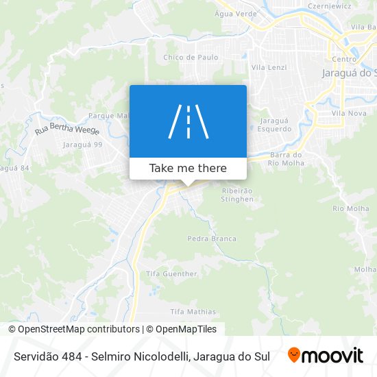 Mapa Servidão 484 - Selmiro Nicolodelli