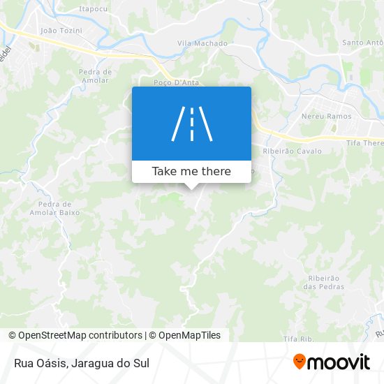 Mapa Rua Oásis