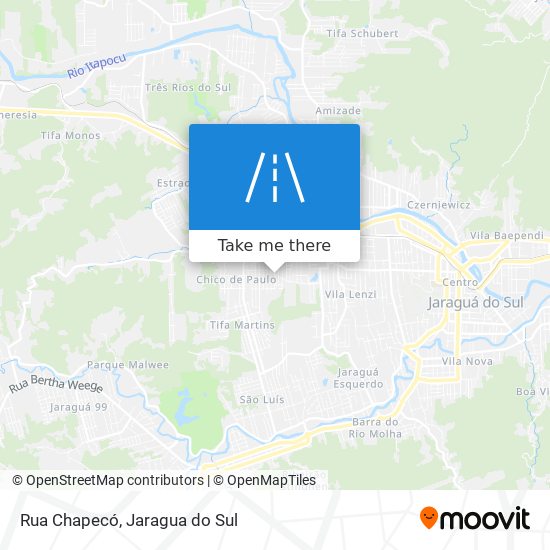 Mapa Rua Chapecó