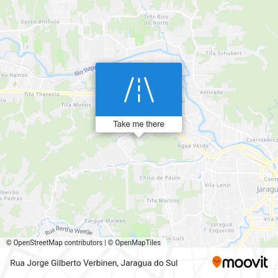 Rua Jorge Gilberto Verbinen map