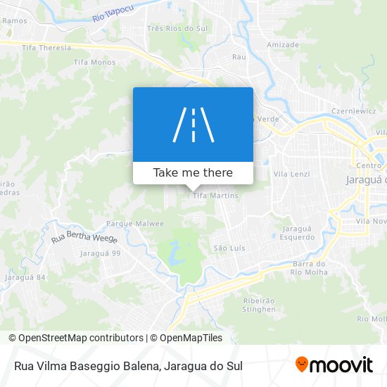 Rua Vilma Baseggio Balena map