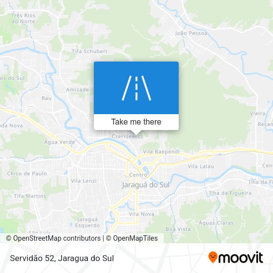 Servidão 52 map