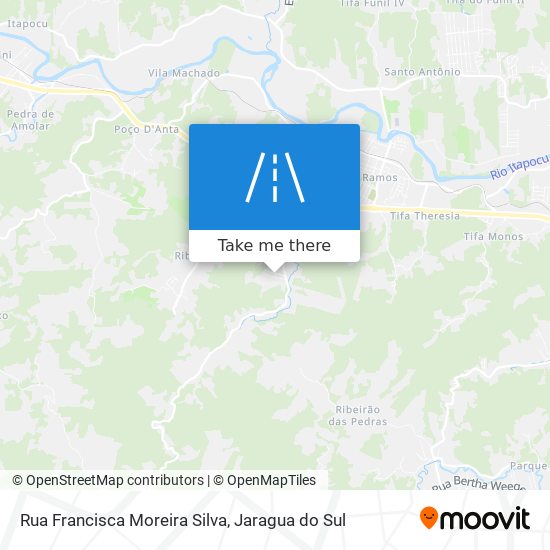 Mapa Rua Francisca Moreira Silva