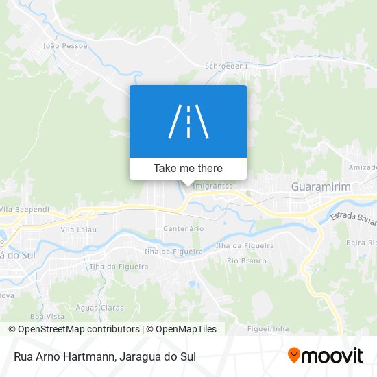 Mapa Rua Arno Hartmann