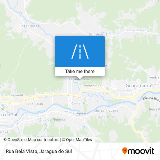 Mapa Rua Bela Vista