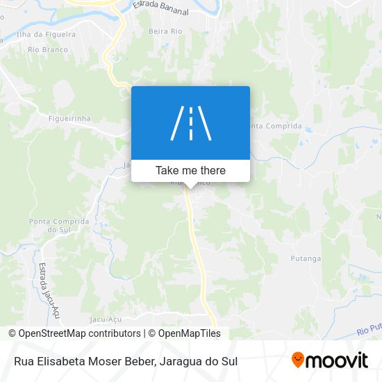 Rua Elisabeta Moser Beber map
