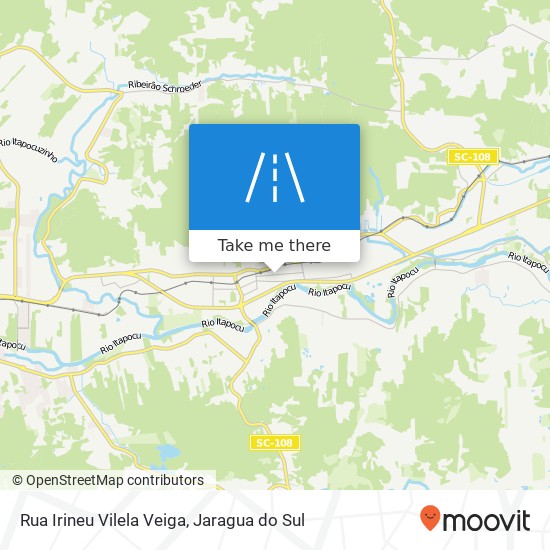 Mapa Rua Irineu Vilela Veiga