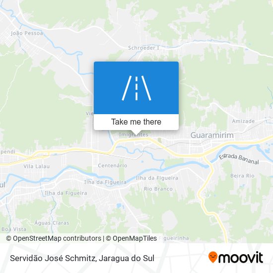 Mapa Servidão José Schmitz