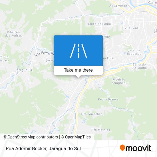 Rua Ademir Becker map