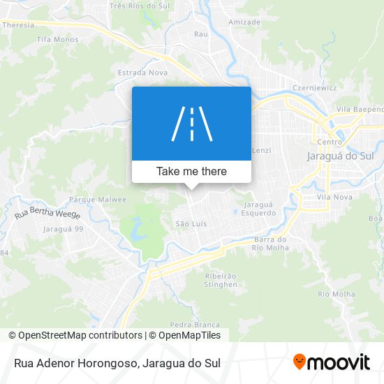 Mapa Rua Adenor Horongoso