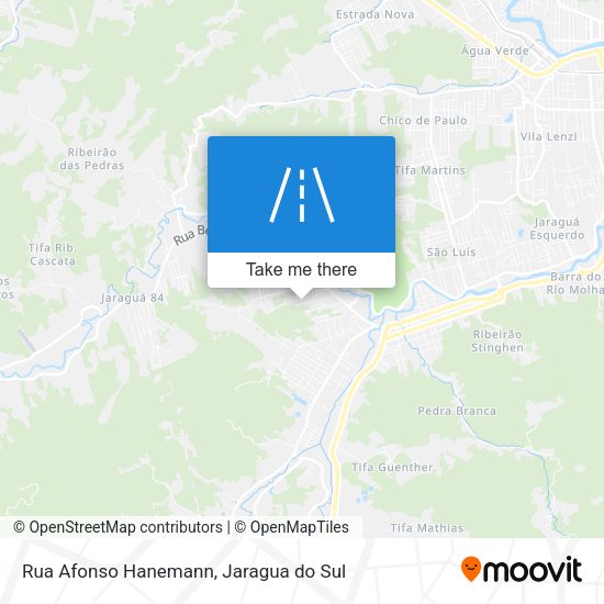 Rua Afonso Hanemann map
