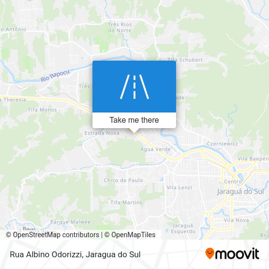 Rua Albino Odorizzi map
