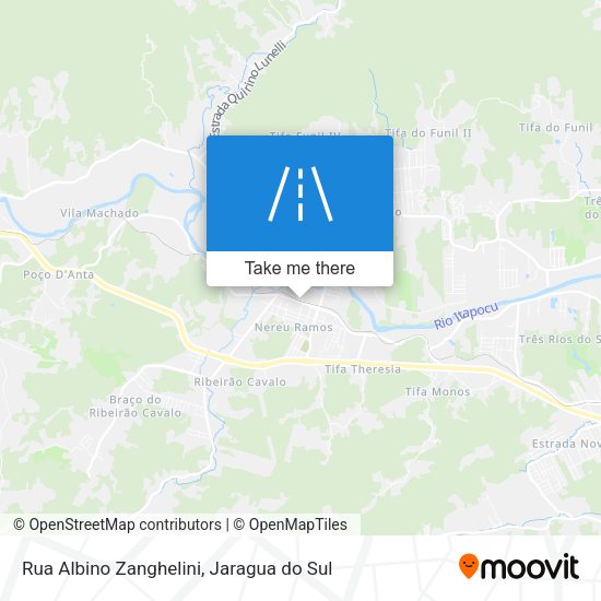 Rua Albino Zanghelini map
