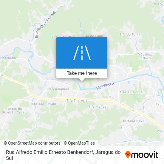 Rua Alfredo Emilio Ernesto Benkendorf map