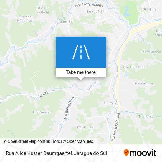 Rua Alice Kuster Baumgaertel map