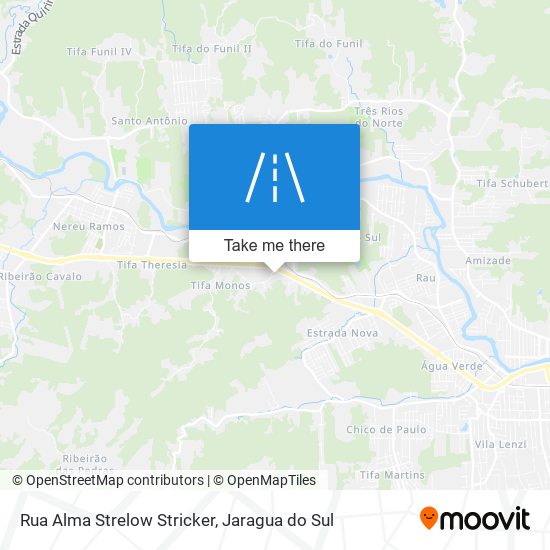 Rua Alma Strelow Stricker map