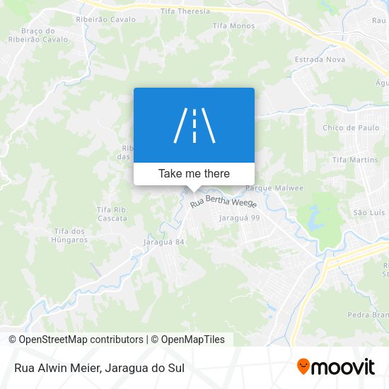 Rua Alwin Meier map