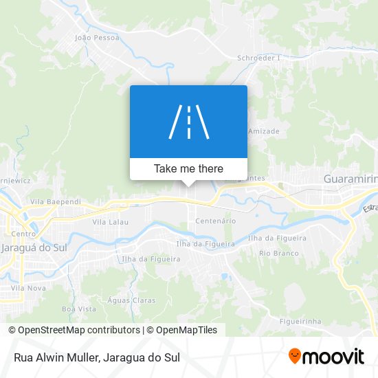 Mapa Rua Alwin Muller