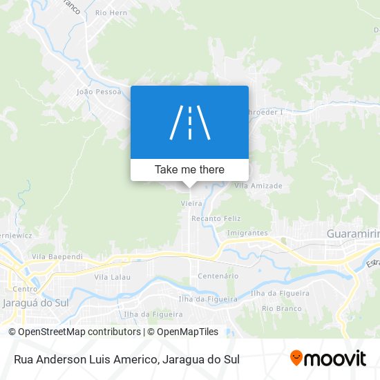 Rua Anderson Luis Americo map