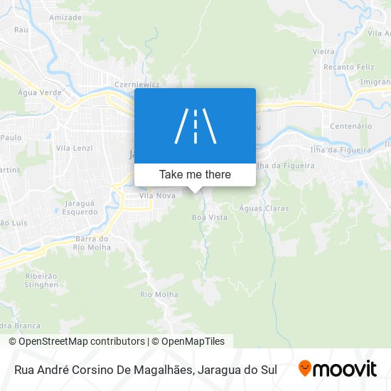Rua André Corsino De Magalhães map