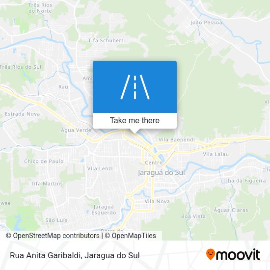 Rua Anita Garibaldi map
