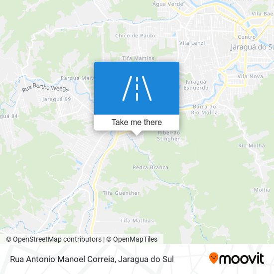 Mapa Rua Antonio Manoel Correia