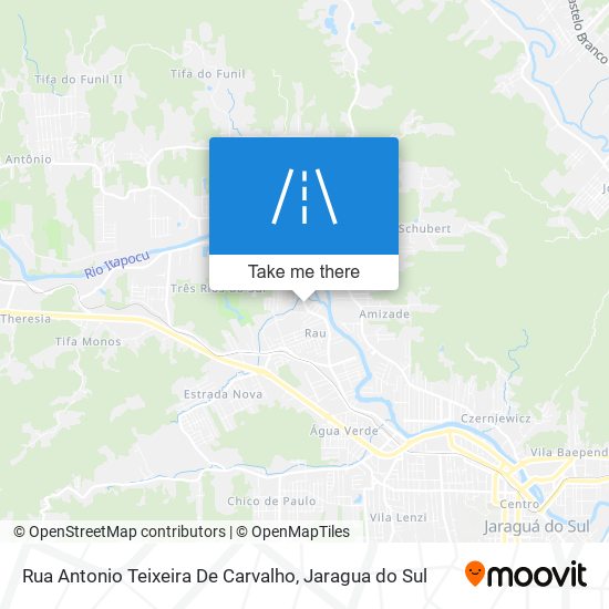 Rua Antonio Teixeira De Carvalho map