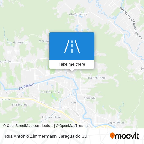 Rua Antonio Zimmermann map