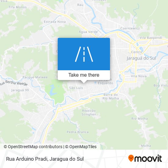 Mapa Rua Arduino Pradi