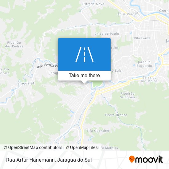 Rua Artur Hanemann map