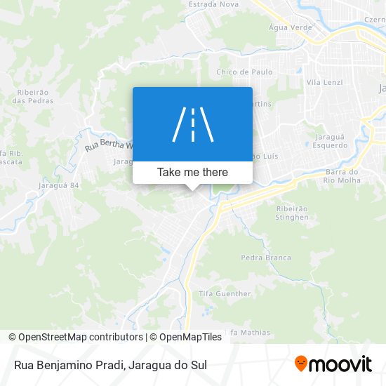 Mapa Rua Benjamino Pradi