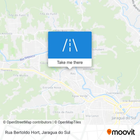 Rua Bertoldo Hort map