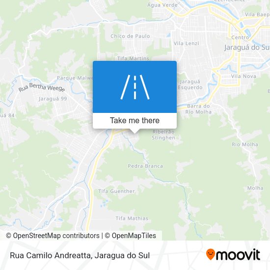 Rua Camilo Andreatta map