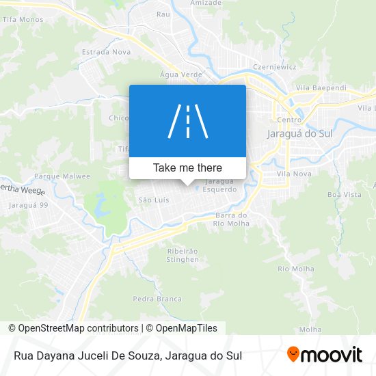 Rua Dayana Juceli De Souza map