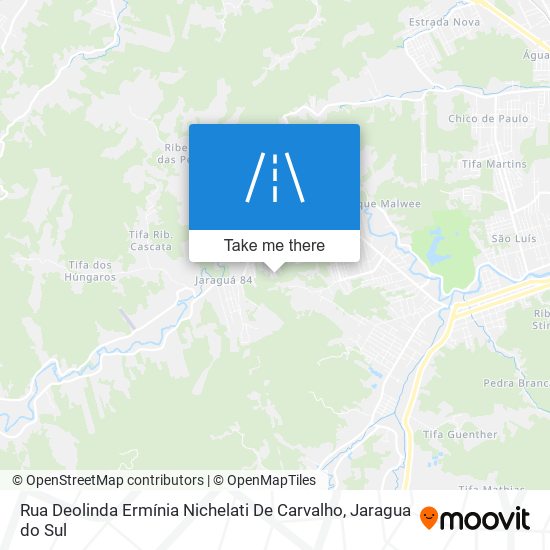 Rua Deolinda Ermínia Nichelati De Carvalho map