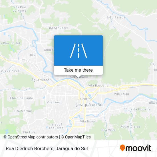 Rua Diedrich Borchers map