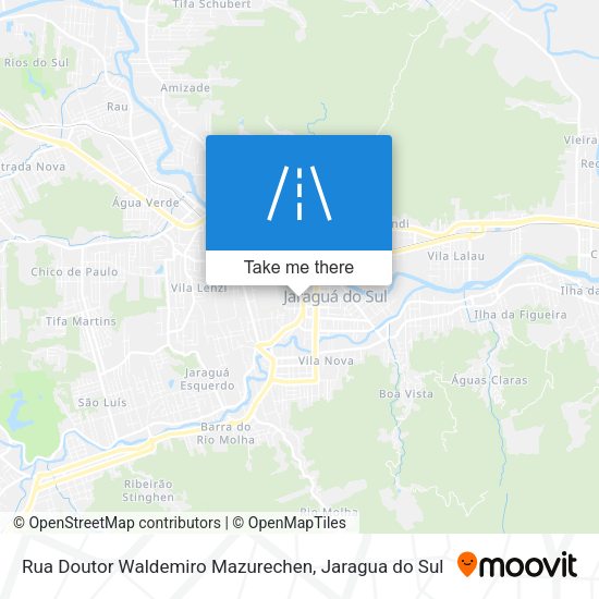 Rua Doutor Waldemiro Mazurechen map