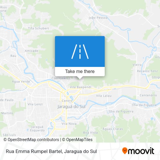 Rua Emma Rumpel Bartel map