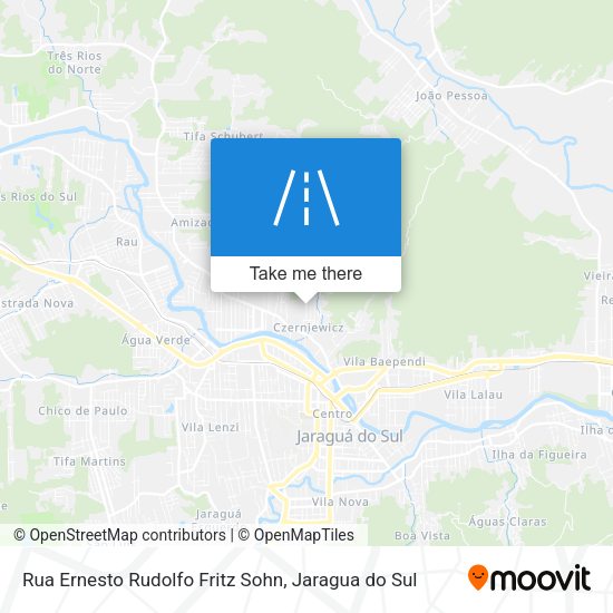 Rua Ernesto Rudolfo Fritz Sohn map